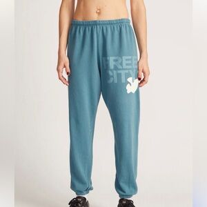 Freecity Light Blue Lounge Sweatpants  Pants sz small